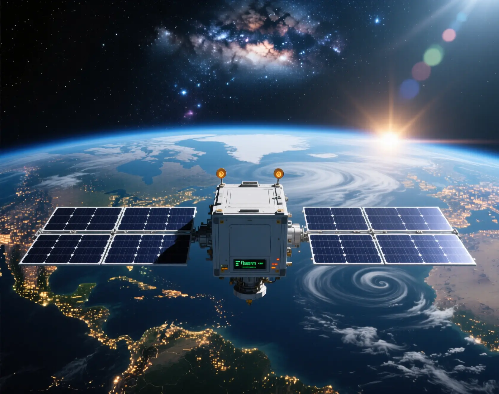 Space Data Center Diagram